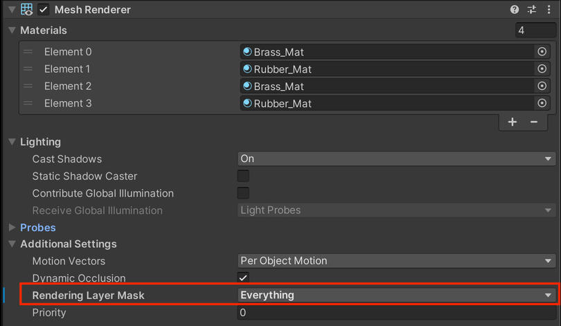 Rendering Layer Mask