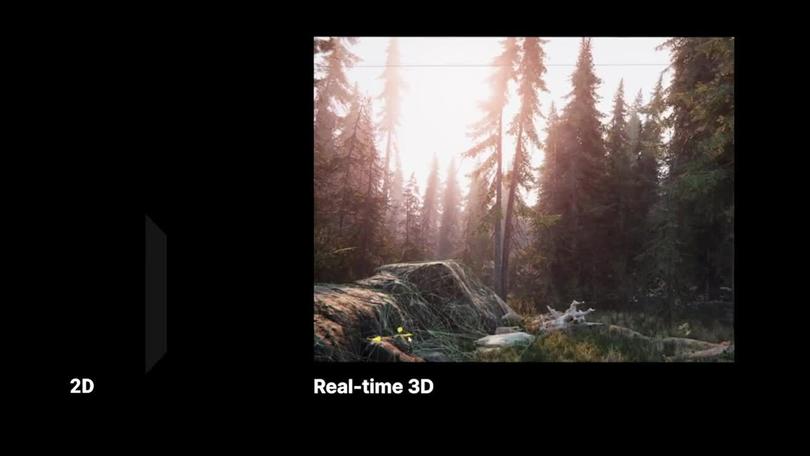 2d vs real time 3d