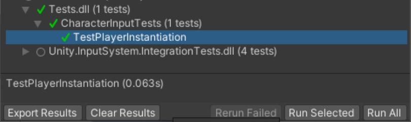 Run automated tests