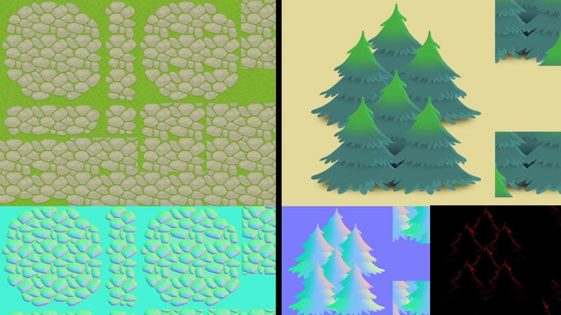Different nature tilesheets