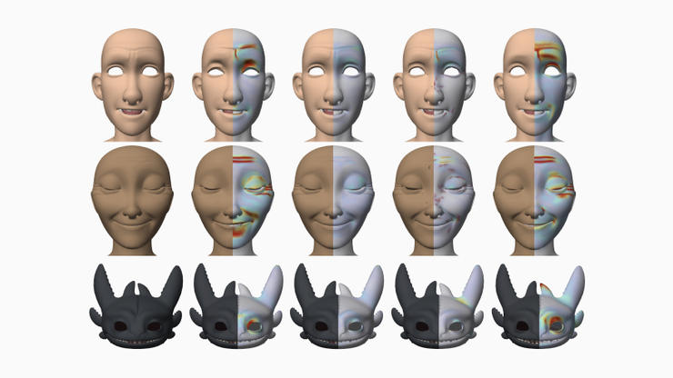 Fast and Deep Facial Deformations