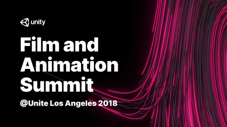Cumbre de cine y animación de Unity 2018
