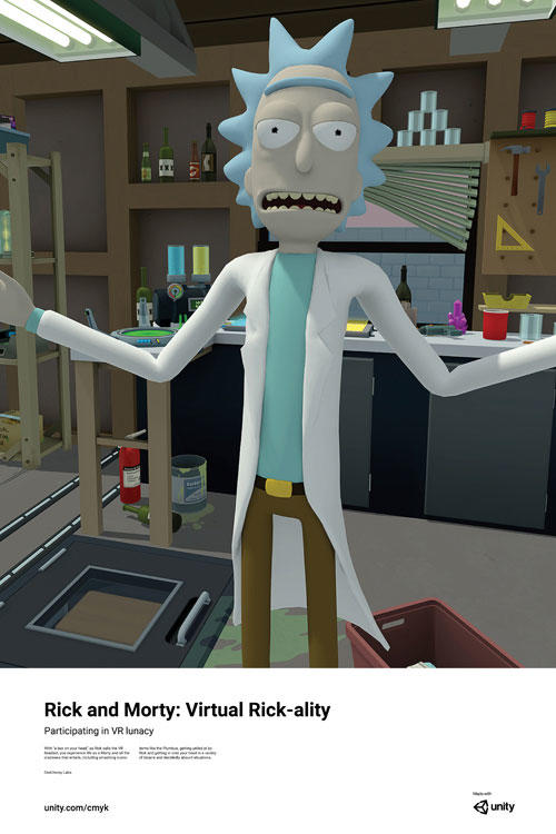 『Rick and Morty: Virtual Rick-ality』のポスター