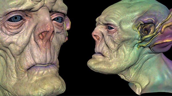 ZRT Face Trainer tested on a fantastical non-human creature.