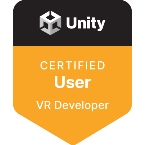 Usuário certificado como desenvolvedor de VR